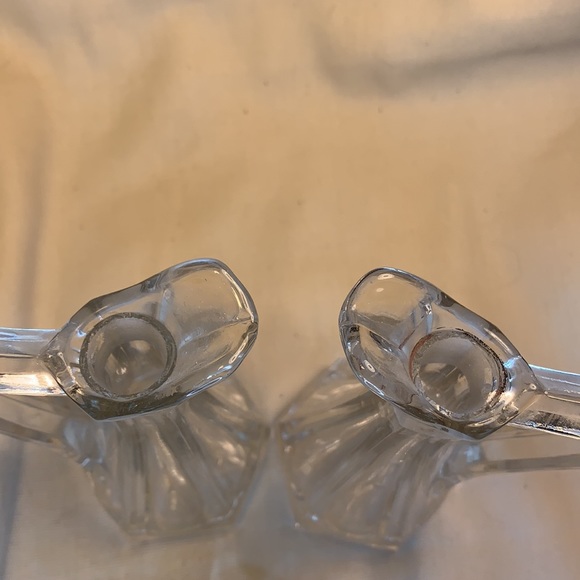 Vintage/Antique hand blown glass bottles w/stopper - Picture 7 of 12